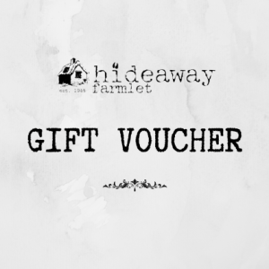 Gift Voucher from Hideaway Farmlet Penguin Tasmania